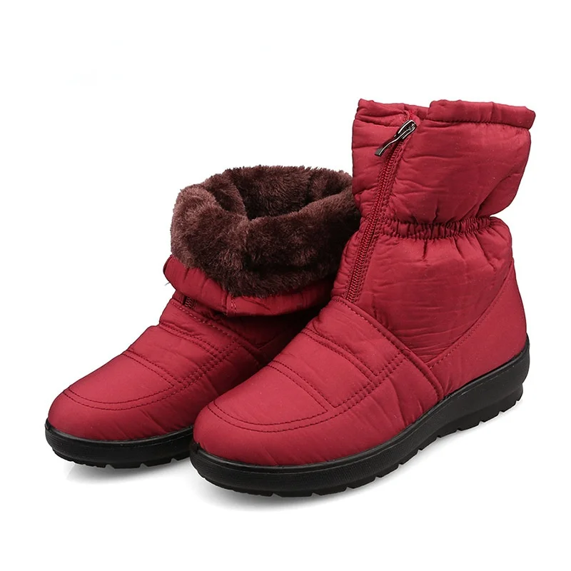

Winter Boots Women Snow Boots Warm Plush Women Boots Comfortable Wedge Heel Ankle Boots For Women Shoes Botas Mujer 2021