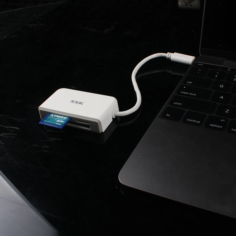 Смарт картридер SSK все в 1 поддержка SD/SDHC/SDXC/Micro SD/Micro SDHC/Micro SDXC/T Flash/CF Card