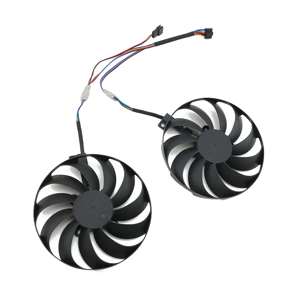T129215SU FDC10U12S9-C охлаждающий вентилятор для ASUS DUAL-RX 5500 XT-O8G-EVO ROG-STRIX-RX5500 охлаждение