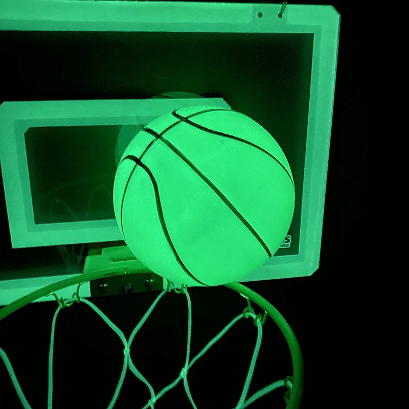 

Luminous Basketball Board Durable Ball Hook Rack Set for Offices Classrooms Adjustable Children Indoor & Outdoor Toys