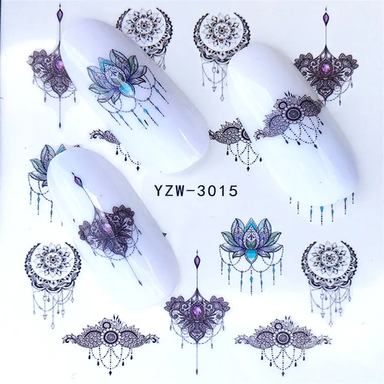 1 шт. накладные ногти с богемной текстурой натуральное прозрачное стекло полный