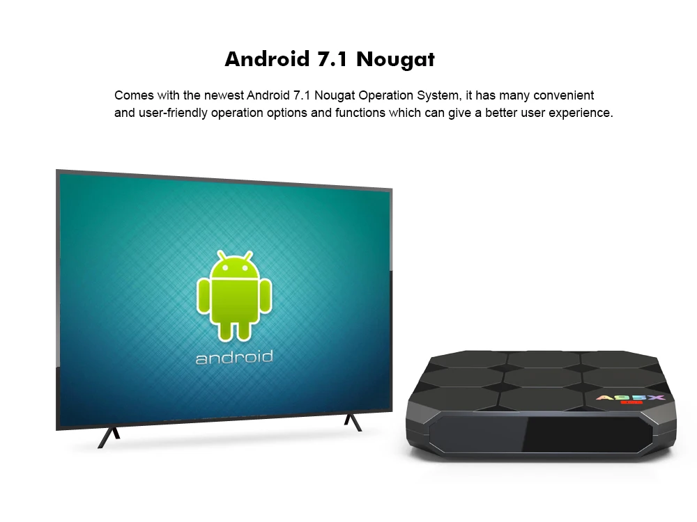 A95X R2 Smart tv Box Android 7 1 четырехъядерный процессор Amlogic S905W 2 ГБ DDR3 16 Гб rom телеприставка 4