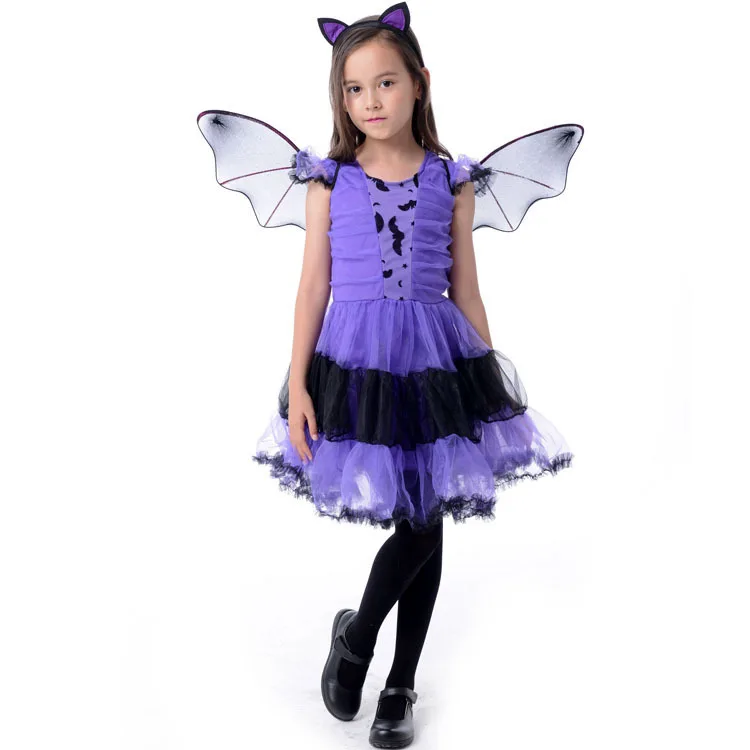 Костюм на Хэллоуин для детей страшный маскарадный костюм маленьких девочек