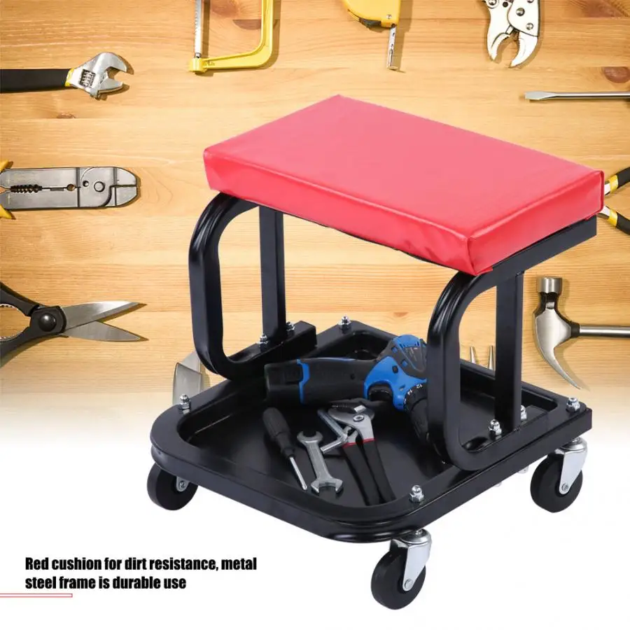 Подвижное ползающее сиденье механик стул инструменты для ремонта лоток магазина