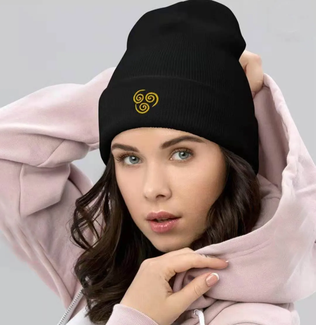 

Fashion Embroidery Beanie Hats Women Men Cool Winter Warm Ski Hat Unisex Hip Hop Caps Knitted Skullies Bonnet Wholesale Hot Sale