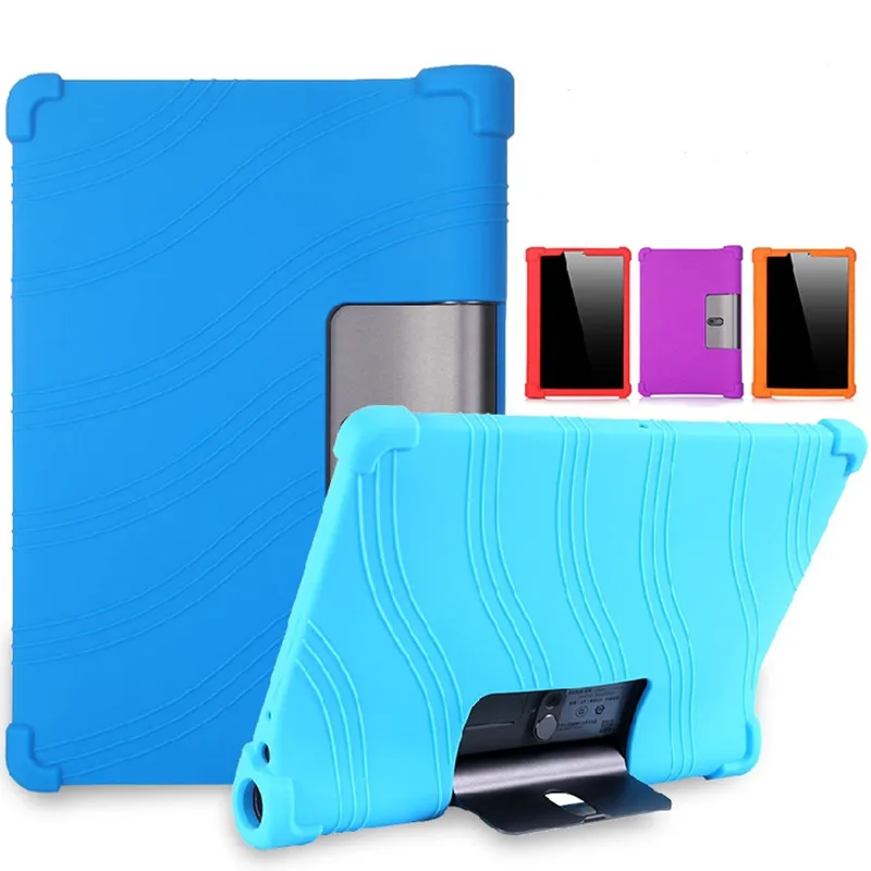 Детский мягкий силиконовый ударопрочный чехол для задней панели планшета Lenovo Yoga