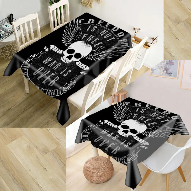 7 Хэллоуин вечерние скатерть Готический Декор ткань «Оксфорд» каминная доска квадратный/прямоугольный стол чехол покрытие для телевизора Чай скатерть - Цвет: 7