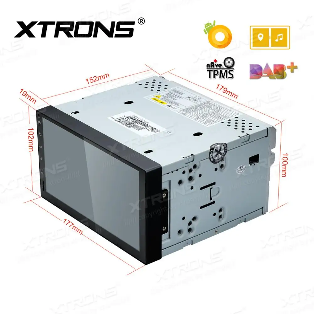 XTRONS 2 Din 7 ''Android 8 0 универсальный автомобильный Радио стерео плеер GPS навигация