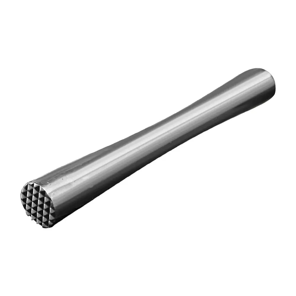 185x24mm Полезный коктейль мудлер барная посуда Мохито коктейль из нержавеющей стали барный смеситель DIY Напиток Фруктовый мудлер измельченный лед барная посуда барный инструмент - Цвет: 185x24mm