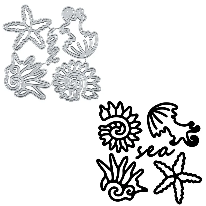 DiyArts Морская жизнь морская звезда металлическая резка штампы Новый 2019 Крафтовая