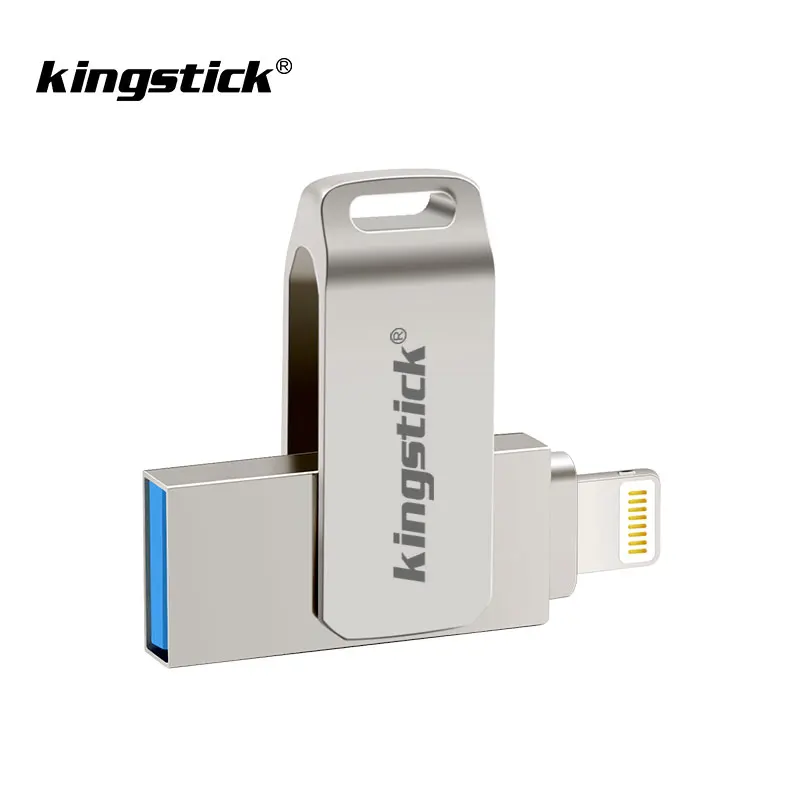 

Usb Flash Drive For iPhone 6/6s/6Plus/7/7Plus/8/X Usb/Otg/Lightning 2 in 1 Pen Drive For iOS External Storage Devices