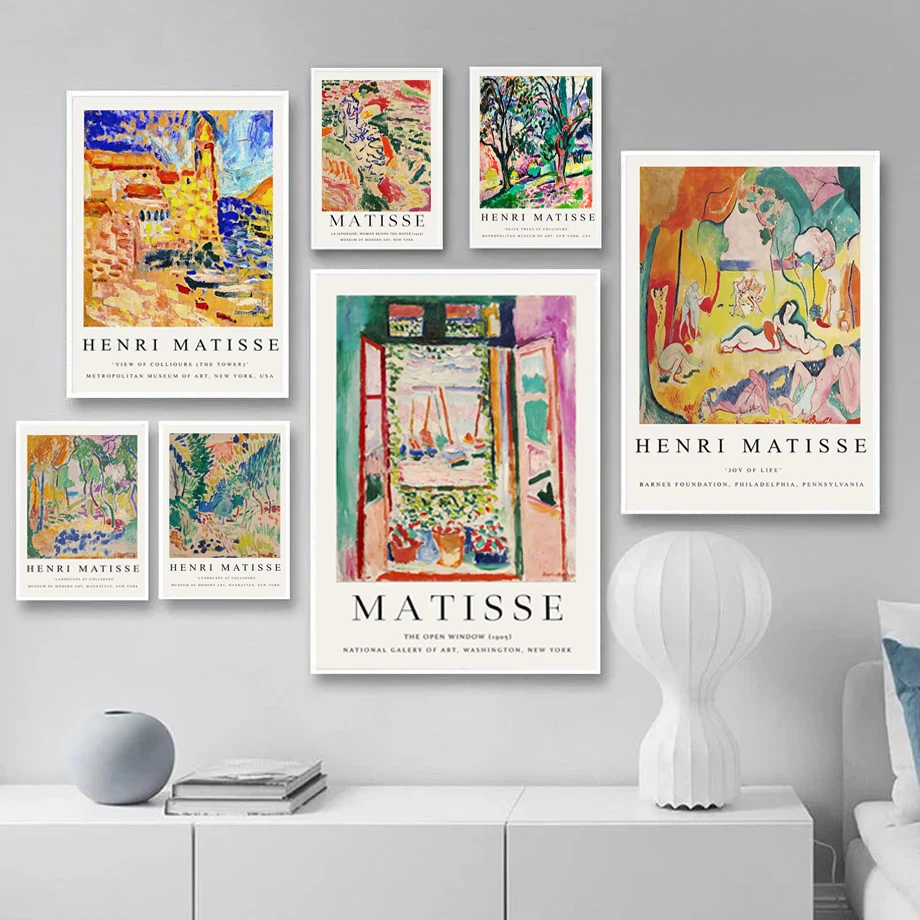 

Abstract Matisse Color Landscape Vintage Wall Art Canvas Painting Nordic Posters And Prints Wall Pictures For Living Room Decor