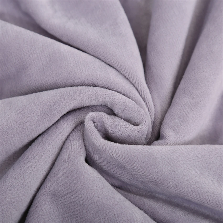 Мягкие теплые фланелевые одеяла из кораллового флиса для волос одноцветные