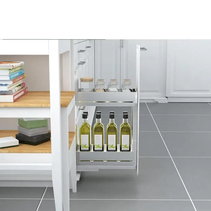 

Kuchnia Organizador Armario Cocina Cupboard Cucina Stainless Steel Cozinha Organizer Rack Kitchen Cabinet Storage Basket