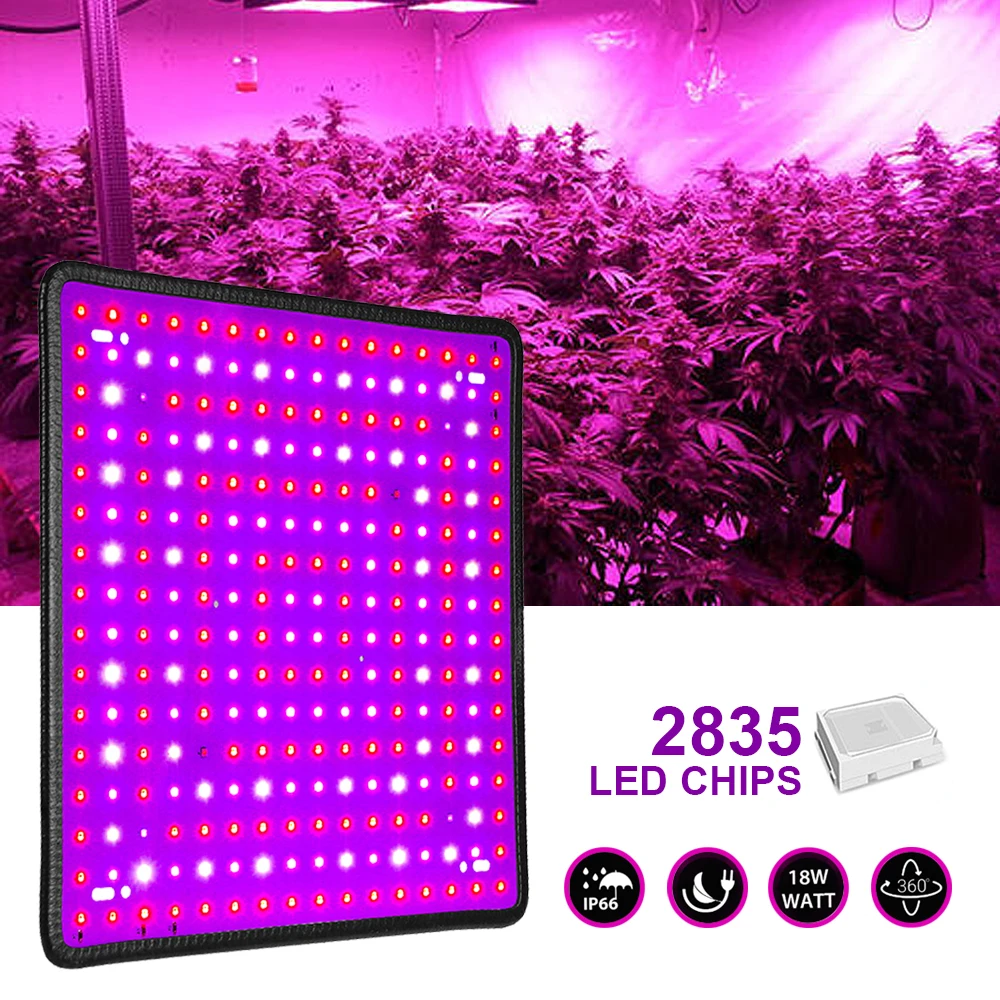 

225 LED Grow Light Hydroponic Kits Growing Lamp Plant Veg Flower Indoor Lighting Grow Tent Phytolamp Plants Grow Light 2000W