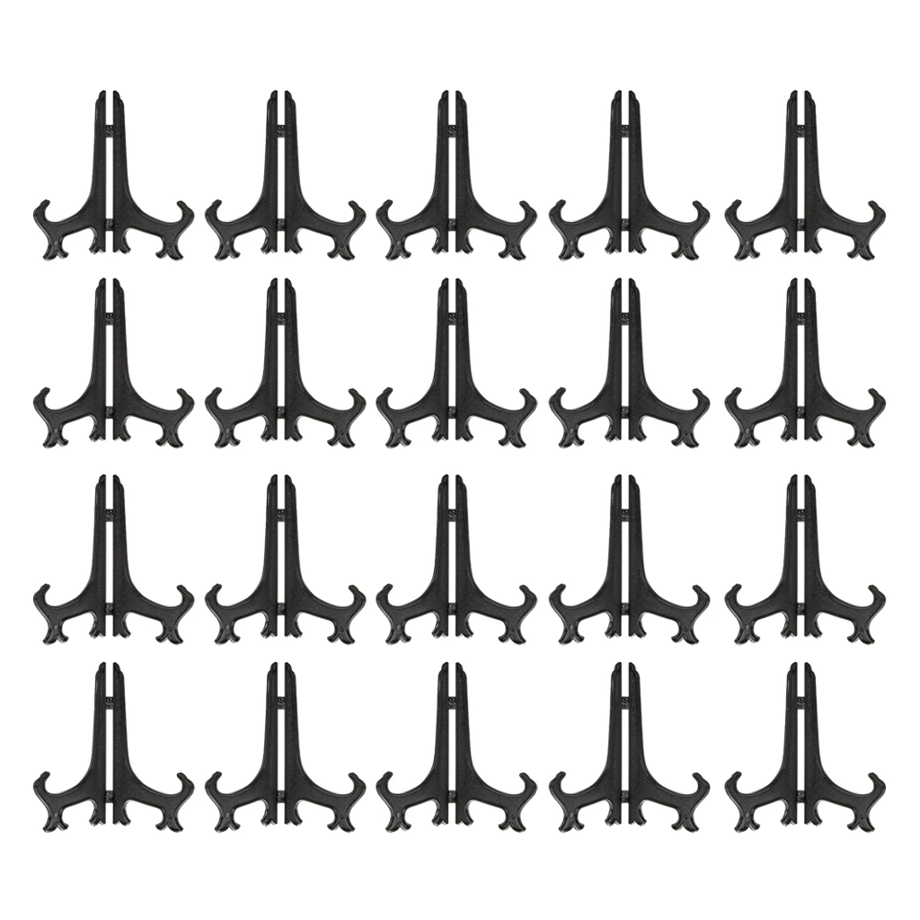 20 шт Мини и маленький пластиковый дисплей Мольберт со стойкой Фоторамка