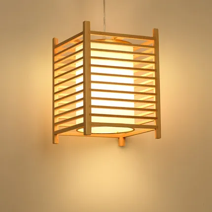 

Креативная твердая деревянная татами, японская деревянная люстра для кафе, ресторана, ресторана