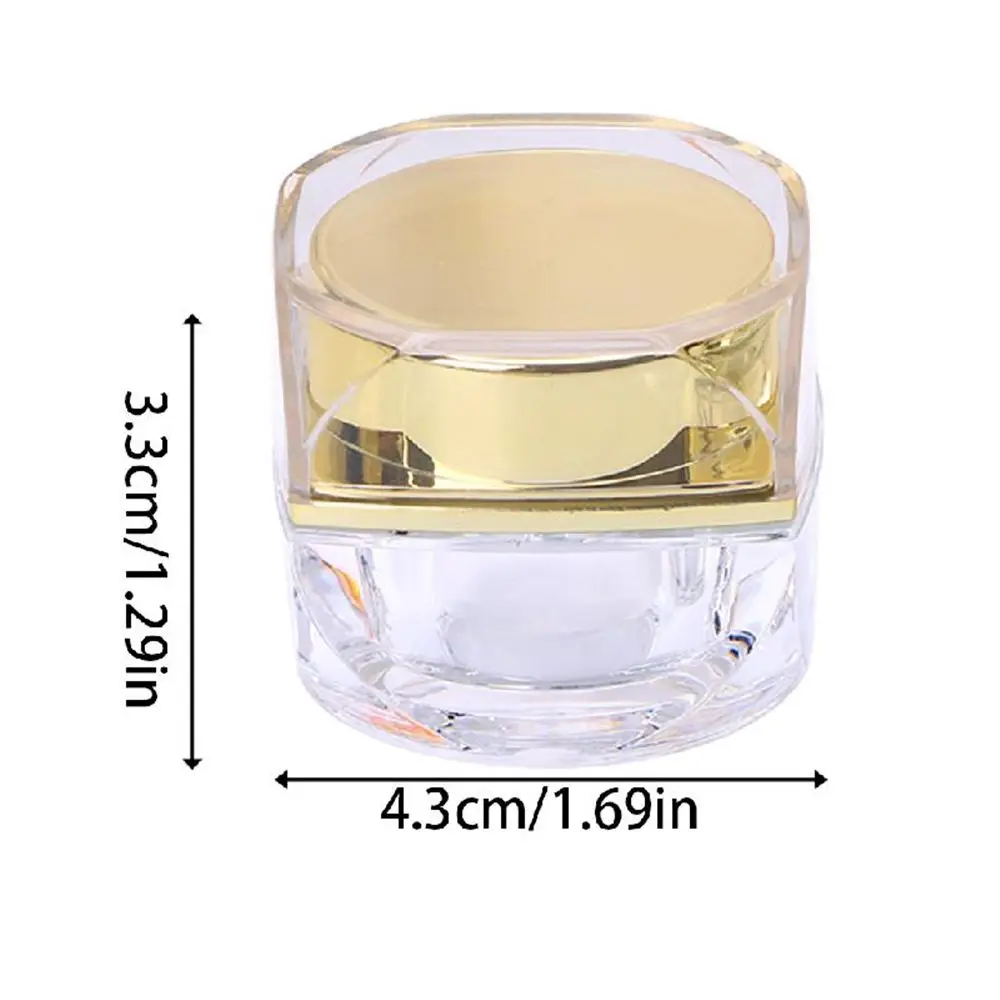 10 г/5G Пластиковый пустой косметические баночки крем для лица бальзам губ тени век