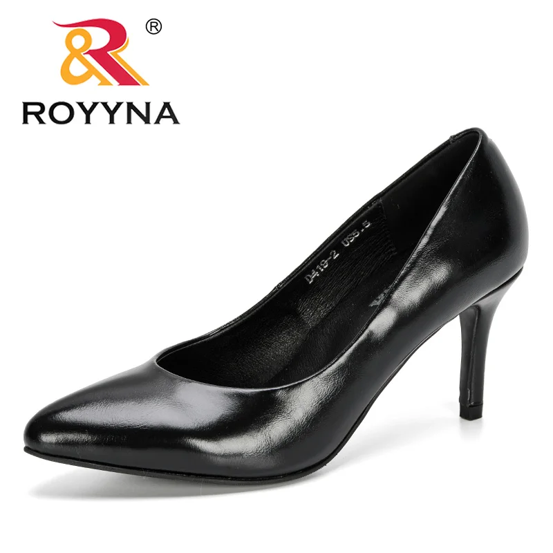 ROYYNA/Новое поступление 2020 года Женские туфли-лодочки на высоком каблуке Женская