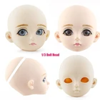 13 женская кукла голова открывающаяся крышка Сделай Сам макияж для 60 см милая девочка кукла голова 3D глаз кукла