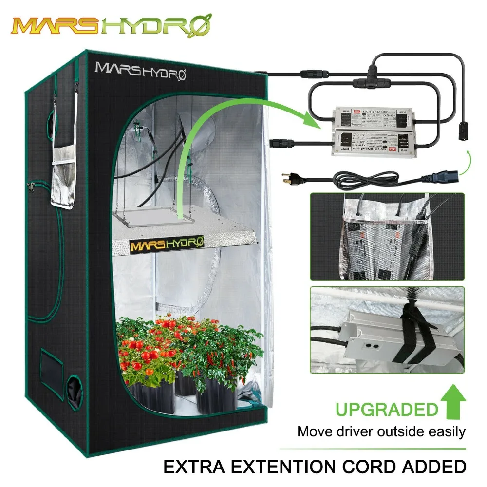 Новейший Mars Hydro TS 3000W светодиодный светильник для выращивания, полный спектр Veg Flower для всех сценических растений