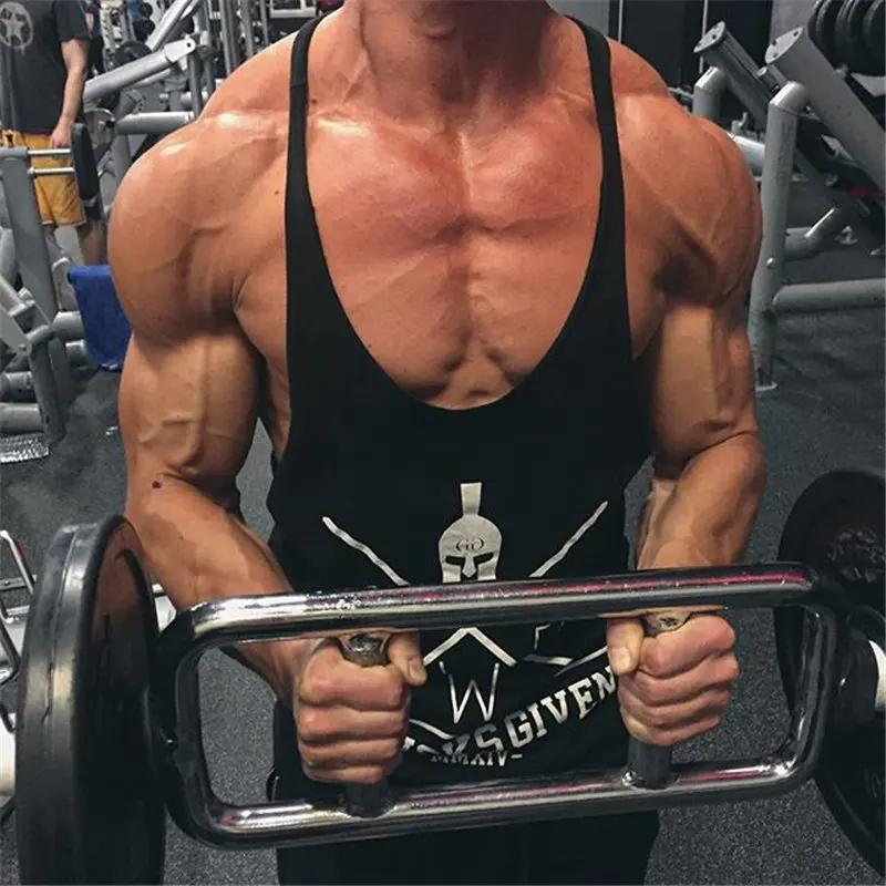 

Майка Мужская Спортивная, хлопок, майка для бодибилдинга, тренировок мышц