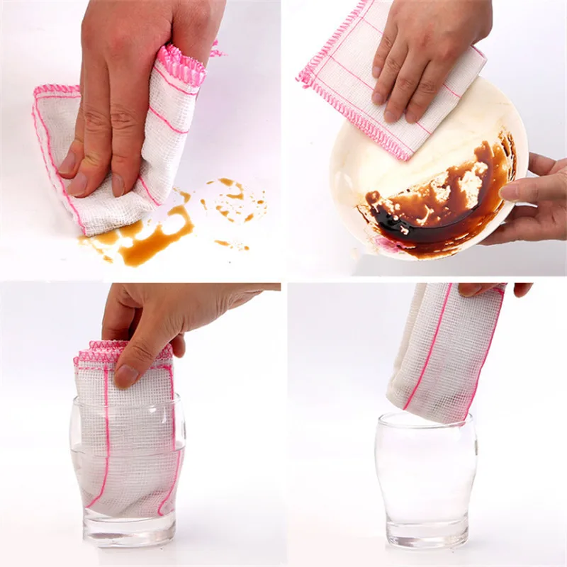 1 шт. уплотненная хлопчатобумажная ткань для чистки ткани Супер Абсорбирующая