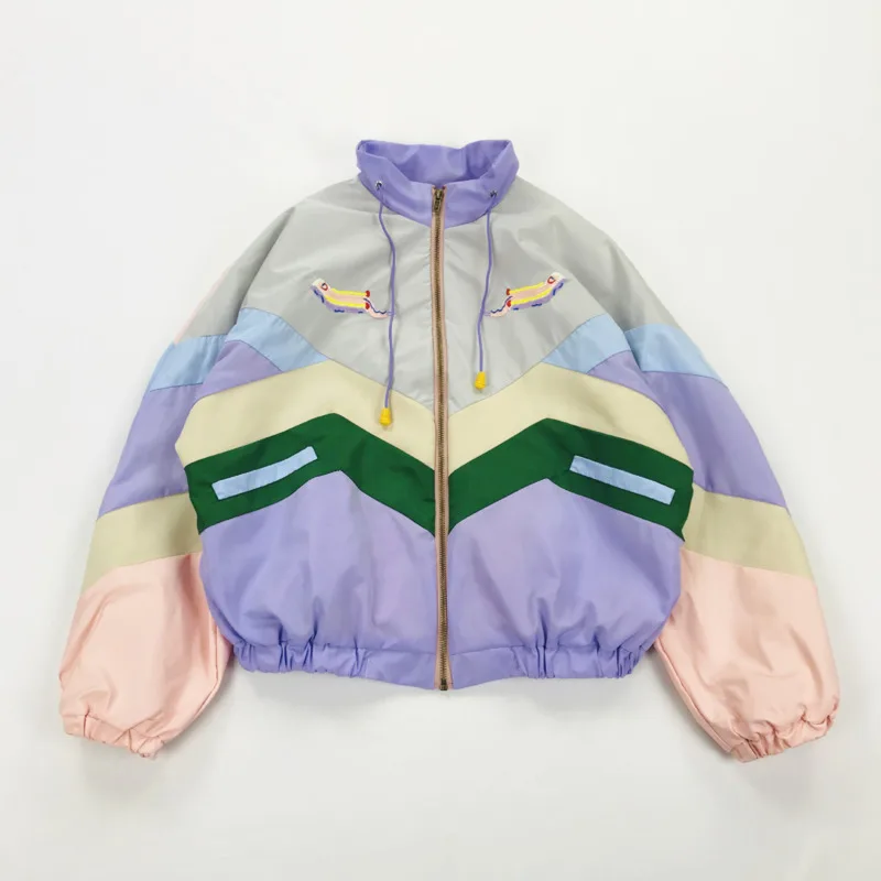 Женская длинная куртка с вышивкой в готическом стиле уличная одежда Харадзюку