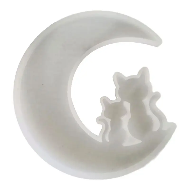 

Resin Crystal Epoxy Mold Animal Moon Casting Silicone Mould Crafts Making Tool