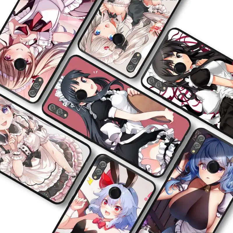 

Cartoon Cute Maid Girl Phone Case For Huawei honor 10Lite 10i 20 8x 10 for Honor 9lite 9xpro