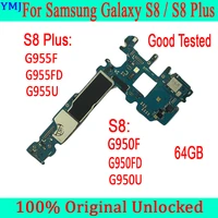 64gb for samsung galaxy s8 plus g955fd g950fd g950f g955f g955u g950u motherboardoriginal unlocked logic mainboard