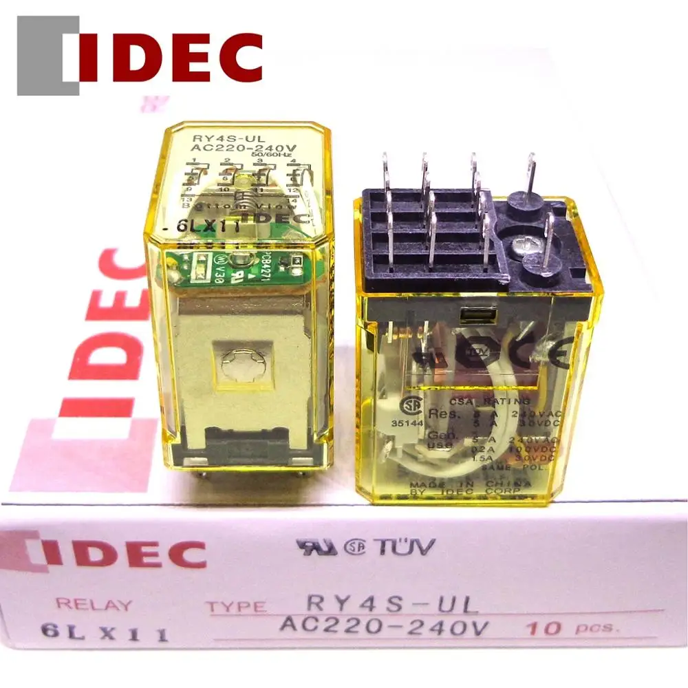 10 шт./коркор. IDEC реле Φ 24 В постоянного тока 14pin 4CO совершенно новое и оригинальное