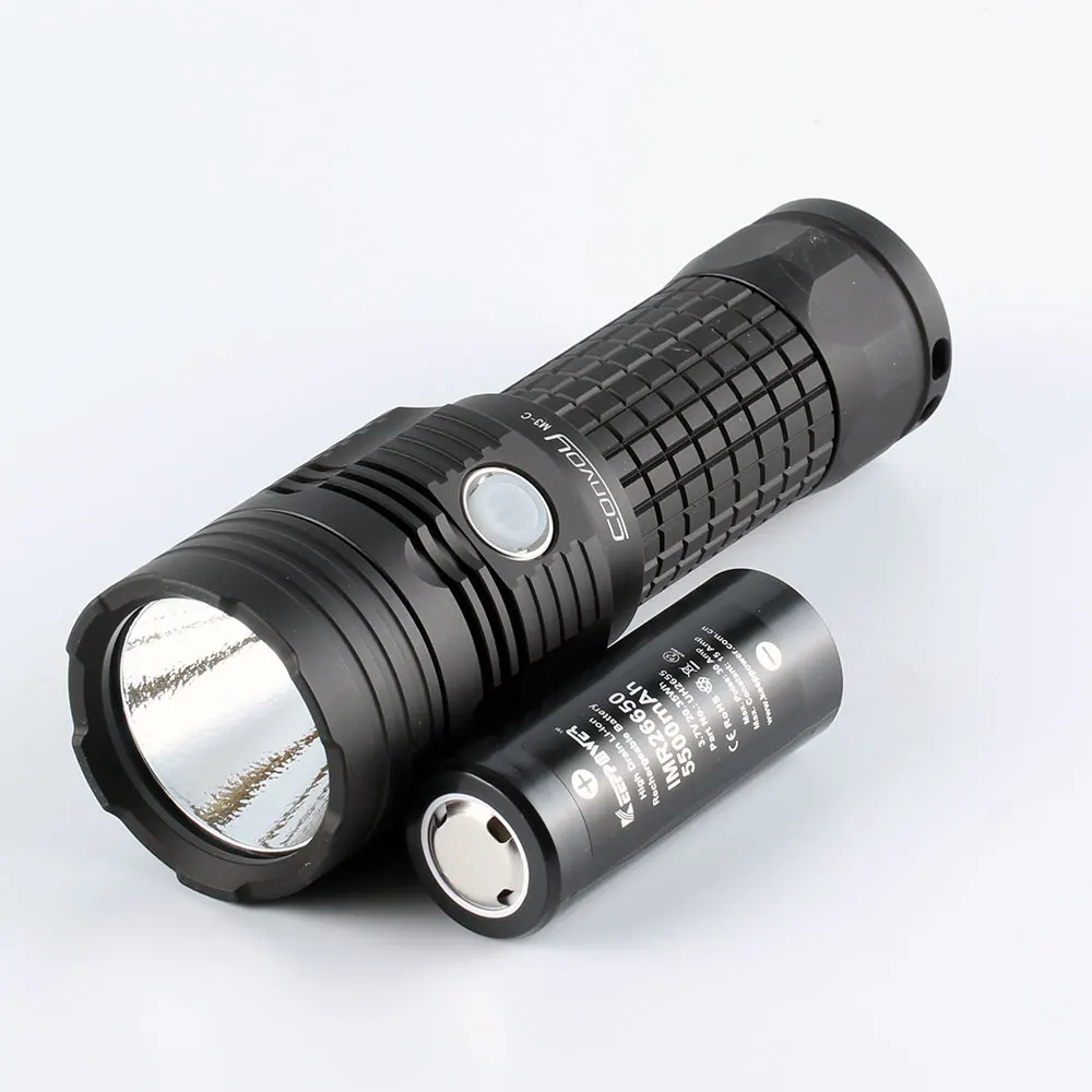 

Convoy M3-C with XHP70.2,26650 rechargeable flashlight, torch ,with 26650 lithium battery