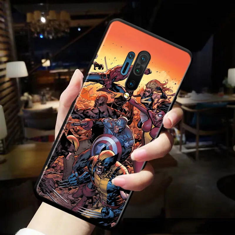 Силиконовый чехол Avenger с супергероями Marvel для OnePlus Nord CE 2 N10 N100 9 9R 8T 7T 6T 5T 8 7 6 Plus Pro