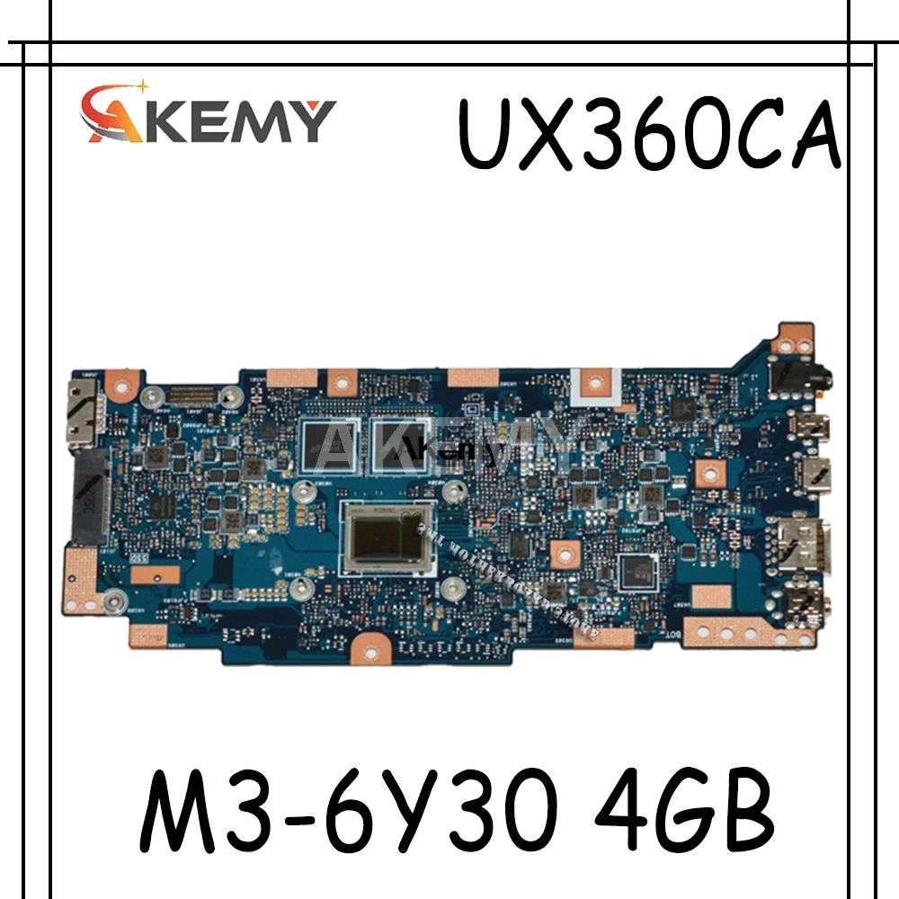 

Akemy UX360CA материнская плата для ноутбука For Asus U360C UX360 UX360C UX360CA Mainboard тестовая работа 100% M3-6Y30 4 Гб