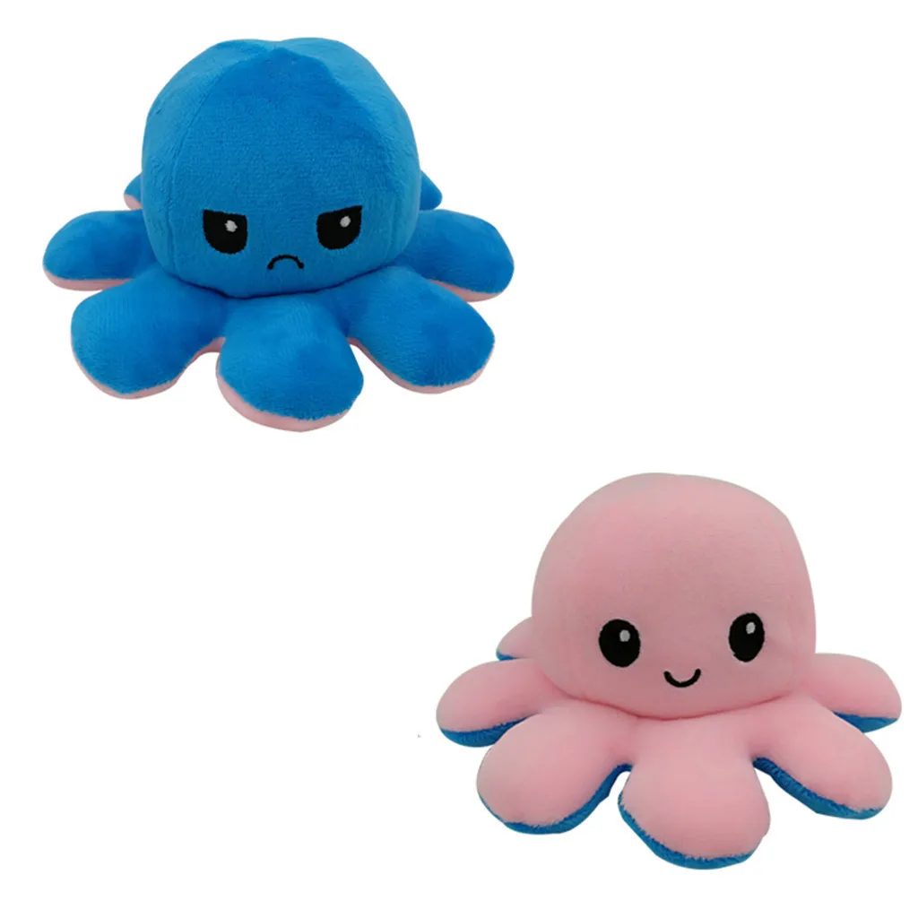 

Cute Plush Pulpo Reversible Flip Pulpos Stuffed Plush Doll Simulation Soft Pulpos Reversible Toy Chapter Doll Filled Child Toy