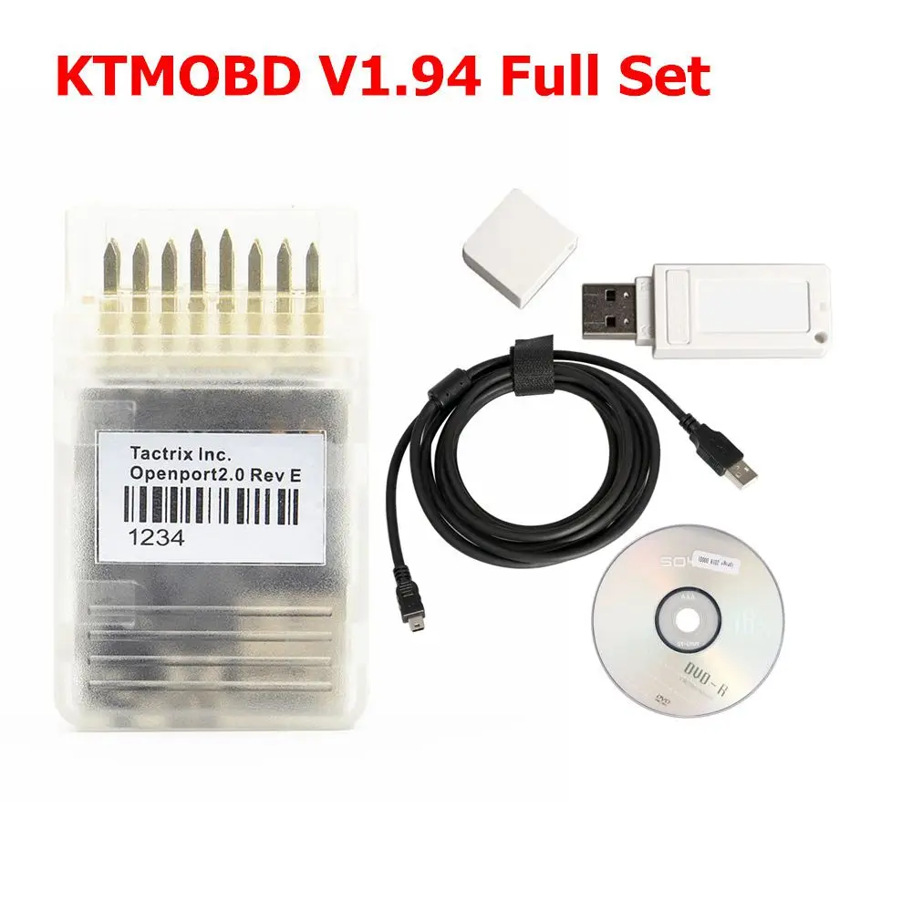 V1.94 Новейший KTMOBD V1.95 V1.94 KTMOBD ЭБУ инструмент для обновления DiaLink J2534 передача стабильное реальное чтение KTM OBD USB ключ - Цвет: V1.94
