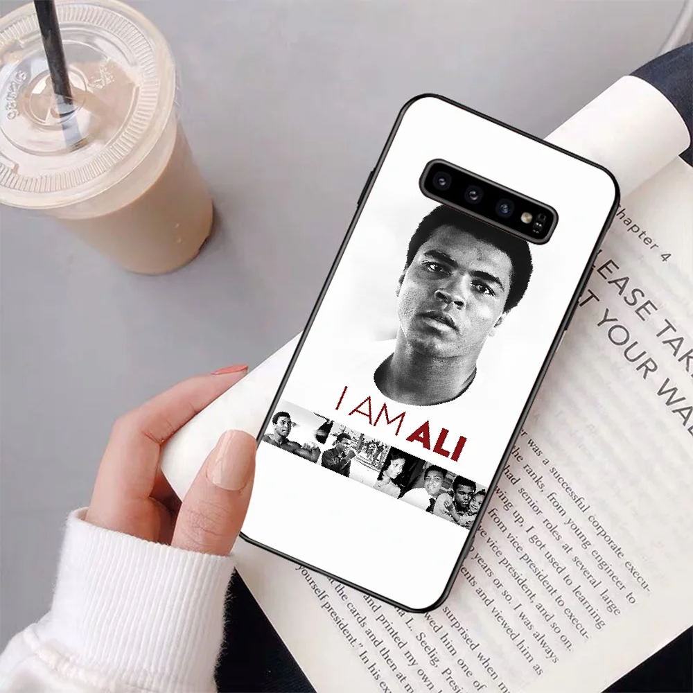 

NBDRUICAI Muhammad Ali boxing champion Cover Black Phone Case for Samsung S9 plus S5 S6 edge plus S7 edge S8 plus S10 E S10 plus