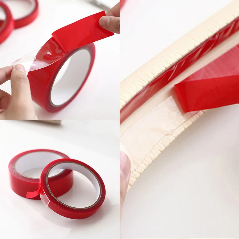 Высокопрочная Прозрачная силиконовая Двухсторонняя клейкая лента наклейка для