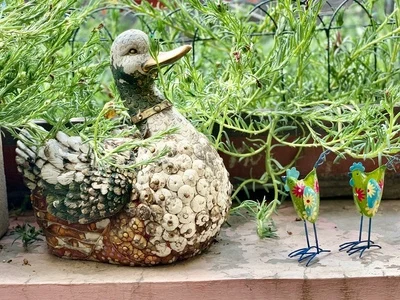 (2 шт./компл.) железная курица садовые украшения животные уличные | Дом и сад