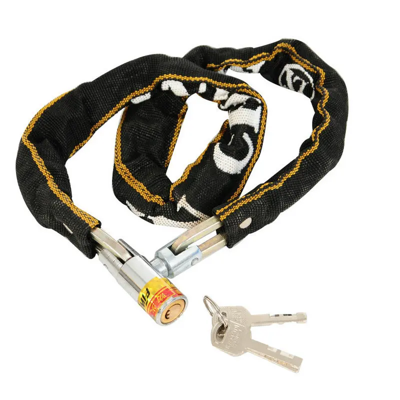 

Безопасный металлический замок с защитой от кражи, Сверхмощный Замок на цепочку для мотоцикла, скутера, велосипеда, мотора, велосипеда, замо...