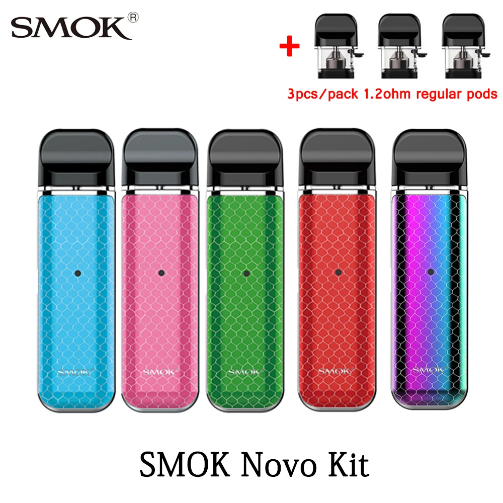 Набор SMOK novo cobra комплект для вейпа с аккумулятором 450 мАч 2 мл емкость pod system vape kit vs
