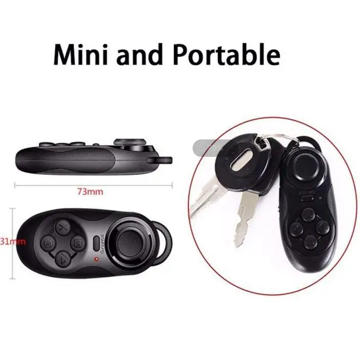 

Universal Bluetooth Remote Controller Joystick Gamepad Console Selfie Shutter for Android iOS Smartphone for 3D VR Glasses Hot