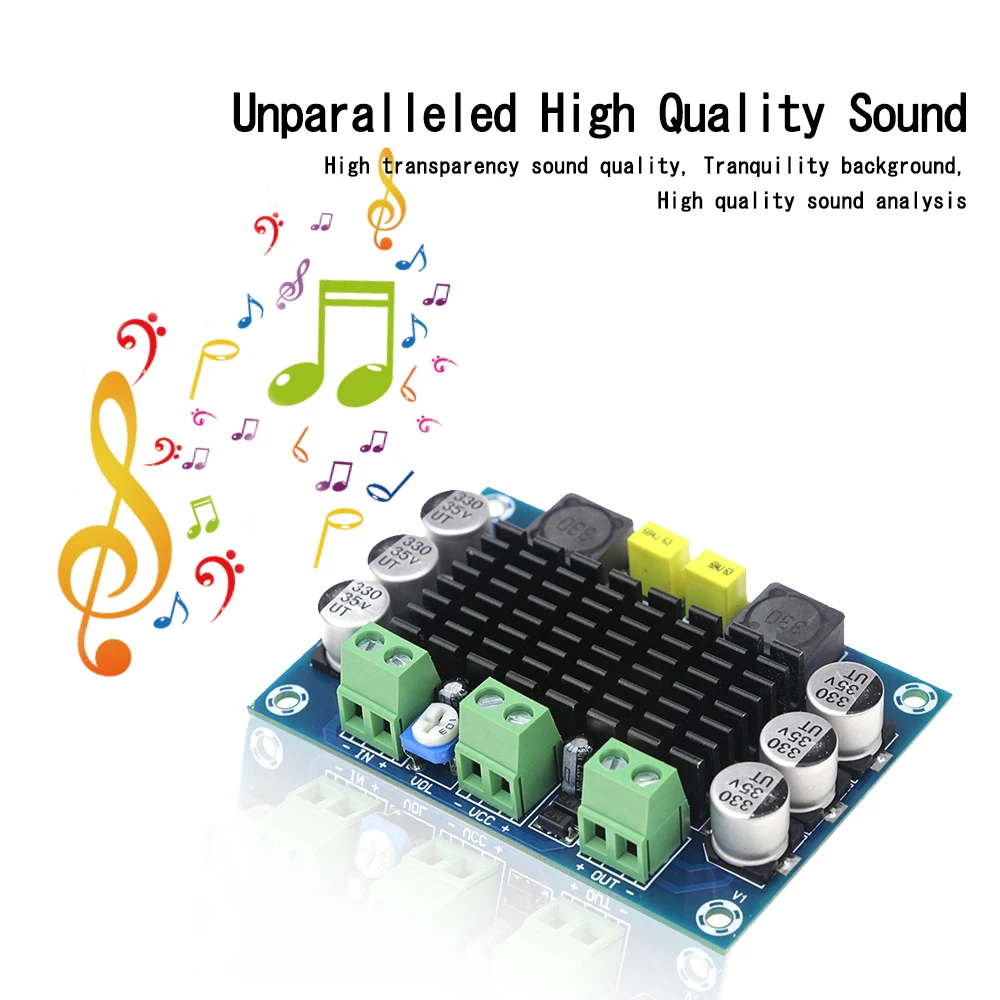 Одноканальный Hi Fi стерео аудио усилитель 100 Вт цифровой мощности звука плата