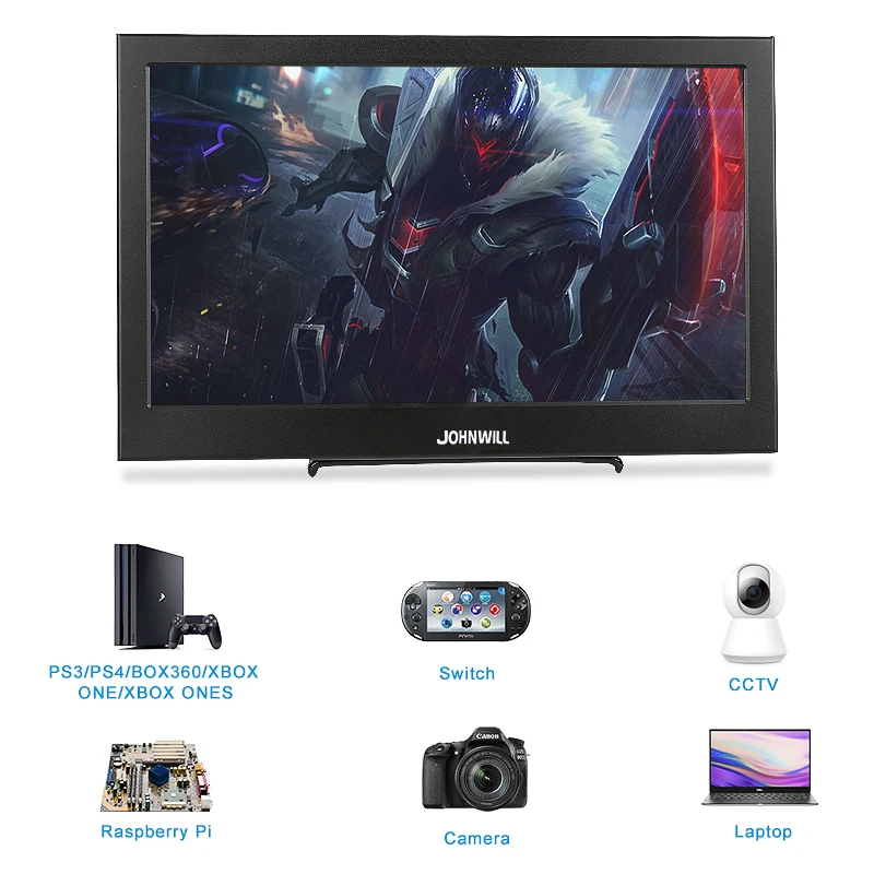 10,1 дюймов ips 1920x1200 HD разрешение портативный lcd игровой монитор ПК для PS3/PS4/XBOx360 с интерфейсом VGA/HDMI Встроенный динамик