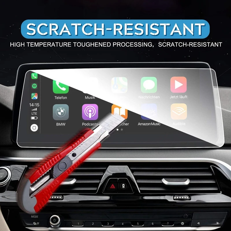 

Car Tempered Glass GPS Screen Film Anti-Scratch Interface Navigation Screen Protector for BM-W 5 Series 525/530Li