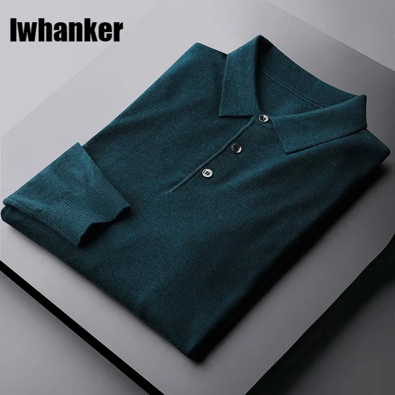 2021 Wool Mens Sweaters High Quality Solid Color Thicken Casual Sweater Male Fashion Slim Fit Autumn Winter Man Sweaters 3XL