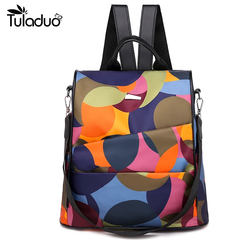 

New Backpack Women Oxford Multifuction Bagpack Casual Anti Theft Backpack For Teenager Girls Schoolbag 2022 Sac A Dos Mochila