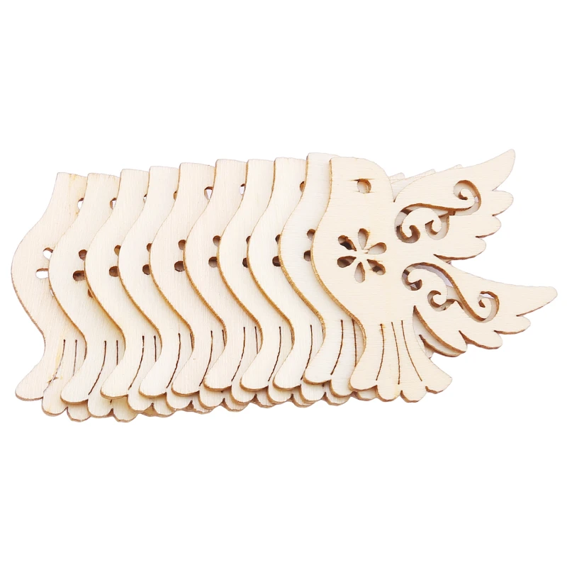 

10 шт. модные деревянные предметы мир голубь Скрапбукинг натуральное дерево украшение рукоделие Изготовление открыток