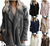 5xl plus size plush coat women winter jackets fluffy teddy coat female warm artificial fleece winter clothes manteau femme